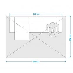 Zala Living Tapis Chain - Tissu - Noir / Blanc - 200 x 290 cm 11 Zala Living Tapis Chain - Tissu - Noir / Blanc - 200 x 290 cm -Tapis Soldes Boutique 1000172338 190507 14313900177 GALLERYIMAGES P000000001000172338