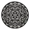 Zala Living Tapis Mandala - Tissu - Noir 2 Zala Living Tapis Mandala - Tissu - Noir -Tapis Soldes Boutique 1000172346 190507 14314400213 IMAGE P000000001000172346