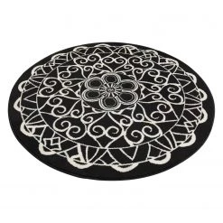Zala Living Tapis Mandala - Tissu - Noir -Tapis Soldes Boutique 1000172346 190507 14314500215 GALLERYIMAGES P000000001000172346