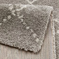 Mint Rugs Tapis épais Hash - Fibres synthétiques - Taupe / Blanc - 160 x 230 cm -Tapis Soldes Boutique 1000173113 190523 06125100136 GALLERYIMAGES P000000001000173113