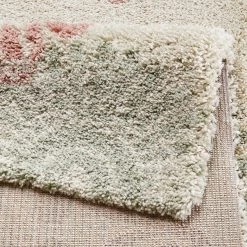 Mint Rugs Tapis épais Globe - Fibres synthétiques - Crème / Bleu pétrole - 200 x 290 cm -Tapis Soldes Boutique 1000173139 190523 06131300240 GALLERYIMAGES P000000001000173139