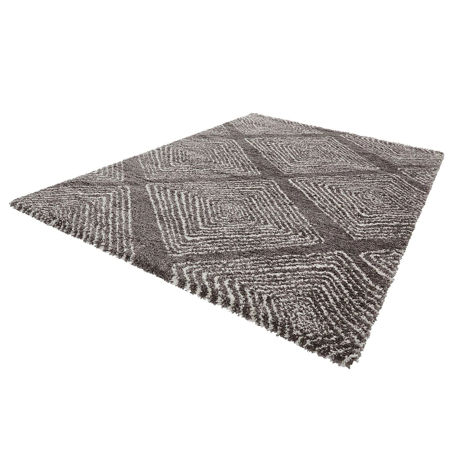 Mint Rugs Tapis épais Wire - Fibres synthétiques - Taupe / Blanc - 120 x 170 cm 5 Mint Rugs Tapis épais Wire - Fibres synthétiques - Taupe / Blanc - 120 x 170 cm – Image 3