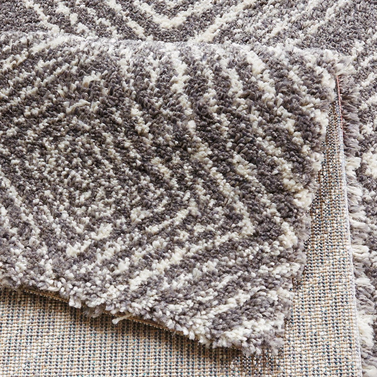 Mint Rugs Tapis épais Wire - Fibres synthétiques - Taupe / Blanc - 120 x 170 cm 6 Mint Rugs Tapis épais Wire - Fibres synthétiques - Taupe / Blanc - 120 x 170 cm – Image 4