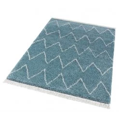 Mint Rugs Tapis épais Ruby - Fibres synthétiques - Bleu Gris - 80 x 150 cm -Tapis Soldes Boutique 1000173274 190523 06150700779 GALLERYIMAGES P000000001000173274