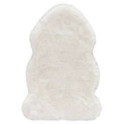 Mint Rugs Fourrure synthétique Superior - Fibres synthétiques - Blanc laine - 120 x 170 cm