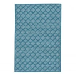 Mint Rugs Tapis Bryon - Fibres synthétiques - Bleu pétrole - 160 x 230 cm