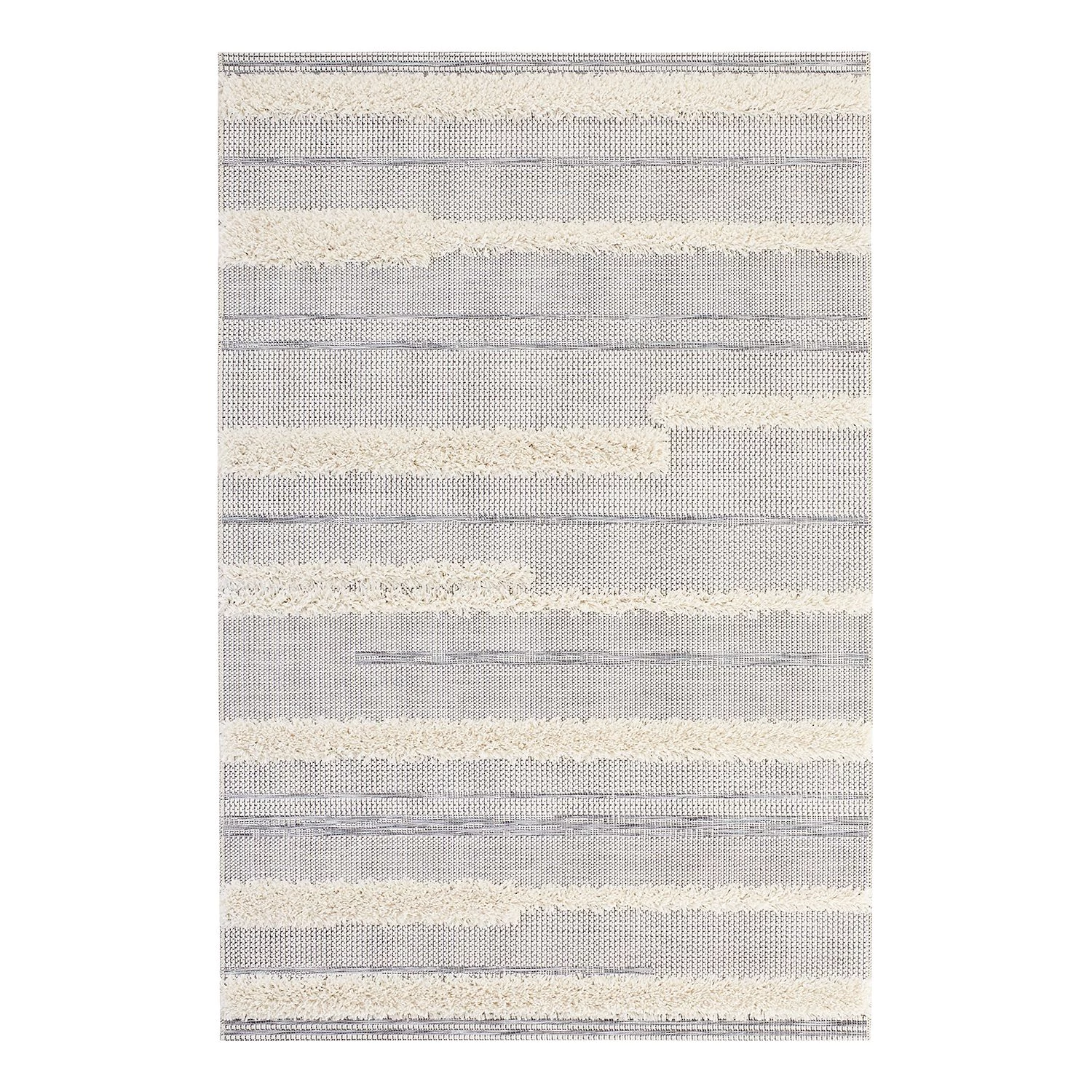 Mint Rugs Tapis intérieur / extérieur Ifrane - Fibres synthétiques - Gris clair / Crème - 194 x 290 cm 3 Mint Rugs Tapis intérieur / extérieur Ifrane - Fibres synthétiques - Gris clair / Crème - 194 x 290 cm