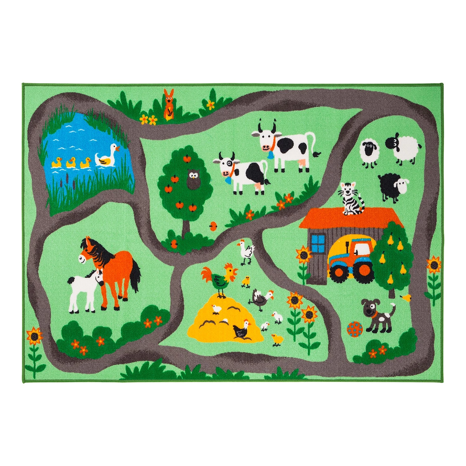 Andiamo Tapis enfant ferme - Polyamide - Multicolore - 160 x 230 cm 7 Andiamo Tapis enfant ferme - Polyamide - Multicolore - 160 x 230 cm – Image 5