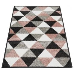Andiamo Tapis Salamanca - Polypropylène - Vieux rose / Gris - 80 x 150 cm -Tapis Soldes Boutique 1000173567 211029 11581200178 DETAILS P000000001000173567