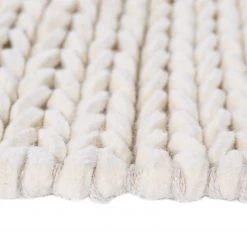 Tapis en laine Wohnidee Morten - Feutre de laine - Crème - 70 x 140 cm -Tapis Soldes Boutique 1000173580 190716 08192800478 DETAILS P000000001000173580