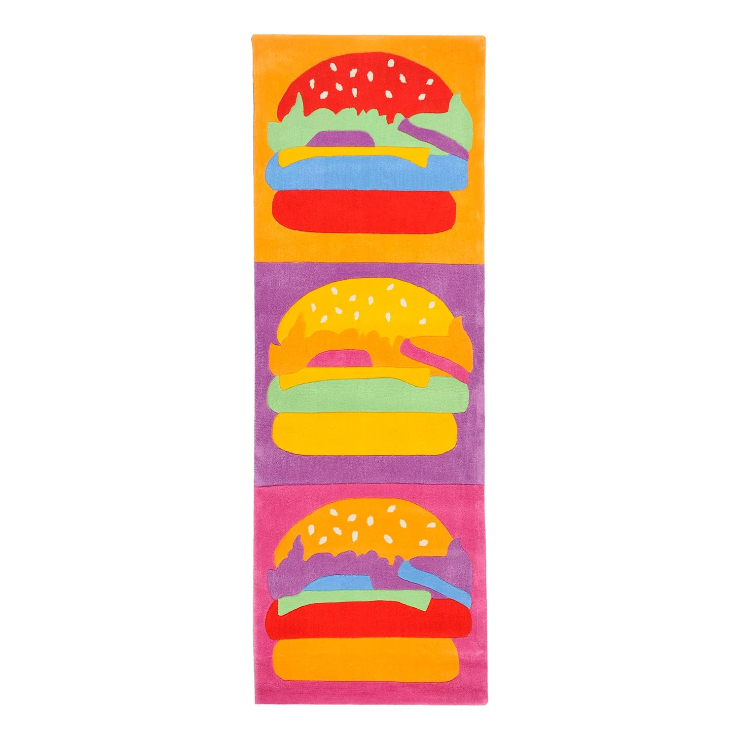 THEKO die markenteppiche Tapis Menorca Burger - Tissu - Multicolore - 80 x 230 cm 3 THEKO die markenteppiche Tapis Menorca Burger - Tissu - Multicolore - 80 x 230 cm