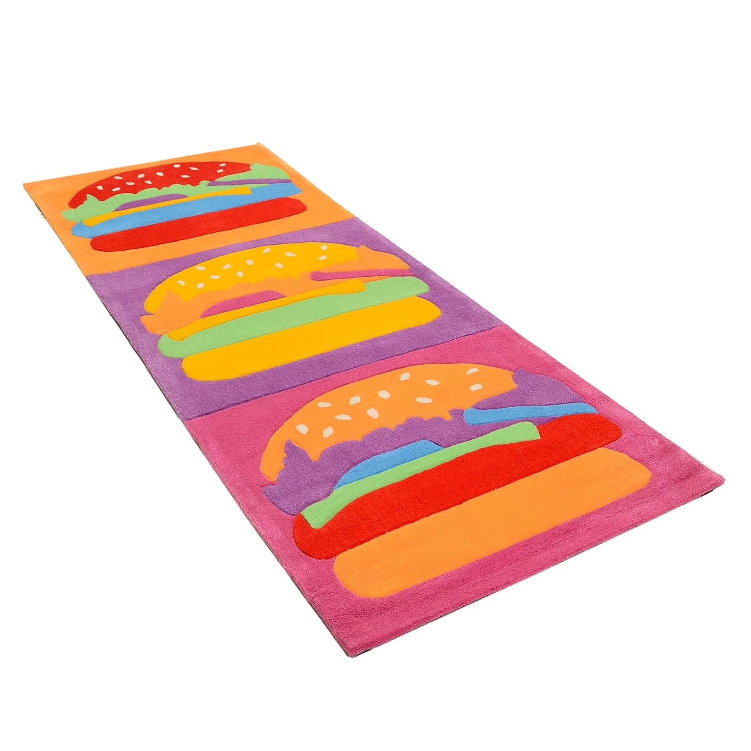 THEKO die markenteppiche Tapis Menorca Burger - Tissu - Multicolore - 80 x 230 cm 4 THEKO die markenteppiche Tapis Menorca Burger - Tissu - Multicolore - 80 x 230 cm – Image 2