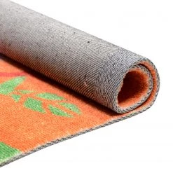 THEKO die markenteppiche Tapis enfant Mamba Animals - Tissu - Vert / Orange - 90 x 160 cm -Tapis Soldes Boutique 1000174708 190715 16133200050 DETAILS P000000001000174708