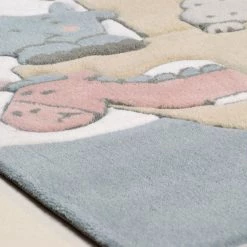 THEKO die markenteppiche Tapis enfant Cozy Arc - Coton - Blanc vintage - 100 x 160 cm -Tapis Soldes Boutique 1000174720 190715 16133500113 DETAILS P000000001000174720