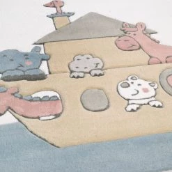 THEKO die markenteppiche Tapis enfant Cozy Arc - Coton - Blanc vintage - 100 x 160 cm -Tapis Soldes Boutique 1000174720 190715 16133500114 DETAILS P000000001000174720