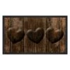 Hanse Home Paillasson Hearts - Tissu - Marron -Tapis Soldes Boutique 1000175046 190614 07410900024 IMAGE P000000001000175046