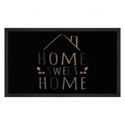 Hanse Home Paillasson Home Sweet Home - Tissu - Noir