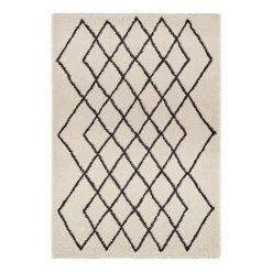 Mint Rugs Tapis épais Touch I - Tissu - Noir - 120 x 170 cm