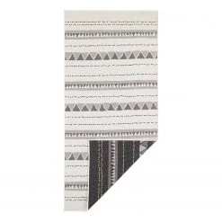 Northrugs Tapis de couloir int. / ext. Bahamas - Tissu - Noir - 80 x 350 cm