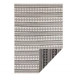 Northrugs Tapis intérieur / extérieur Madeira - Tissu - Noir - 160 x 230 cm
