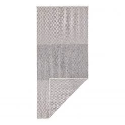 Northrugs Tapis de couloir int. / ext. Borneo - Tissu - Taupe - 80 x 350 cm