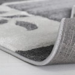 Sehrazat Tapis à poils courts Florida - Tissu -Gris / Crème - 200 x 290 cm -Tapis Soldes Boutique 1000179719 190815 09343400035 DETAILS P000000001000179719