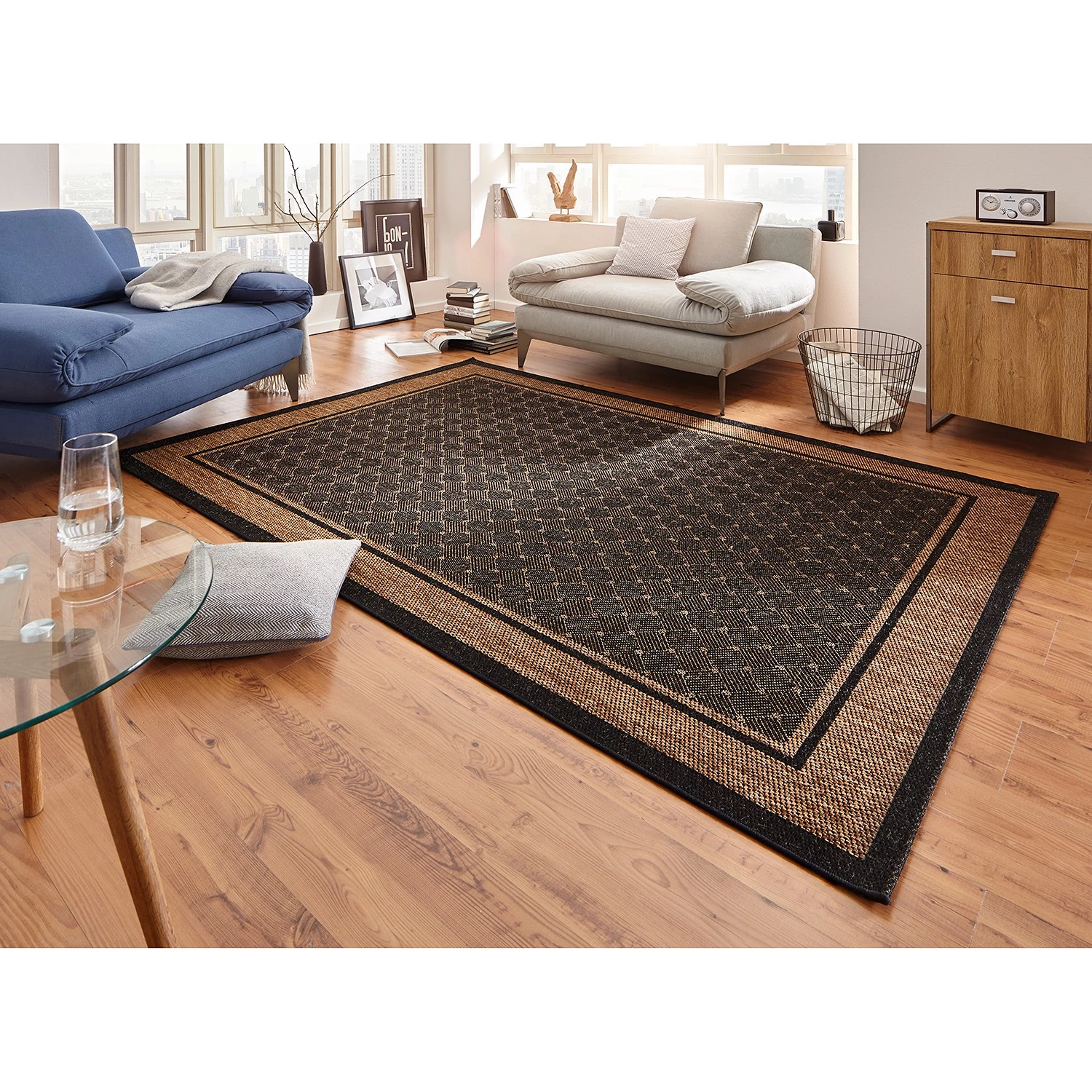 Hanse Home Tapis Classy - Tissu mélangé - Marron - 120 x 170 cm 4 Hanse Home Tapis Classy - Tissu mélangé - Marron - 120 x 170 cm – Image 2