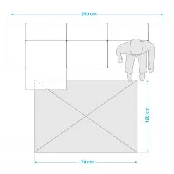 Hanse Home Tapis Simple - Tissu mélangé - Marron - 120 x 170 cm -Tapis Soldes Boutique 1000180452 190814 08530100824 SKETCH DETAILS P000000001000180452 sketch