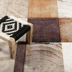 Wecon Home Tapis Mirage - Tissu - Crème / Orange - 80 x 150 cm -Tapis Soldes Boutique 1000181155 190711 13504700113 DETAILS P000000001000181155