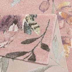 Wecon Home Tapis Summer Breeze - Tissu - Rose / Blanc - 133 x 200 cm -Tapis Soldes Boutique 1000181183 190711 13511600312 DETAILS P000000001000181183