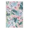 Accessorize Tapis Tropical Orchid - Tissu - Rose / Vert - 190 x 290 cm
