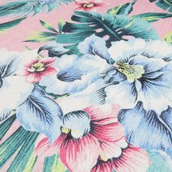 Accessorize Tapis Tropical Orchid - Tissu - Rose / Vert - 190 x 290 cm -Tapis Soldes Boutique 1000181727 190711 13513600476 DETAILS P000000001000181727