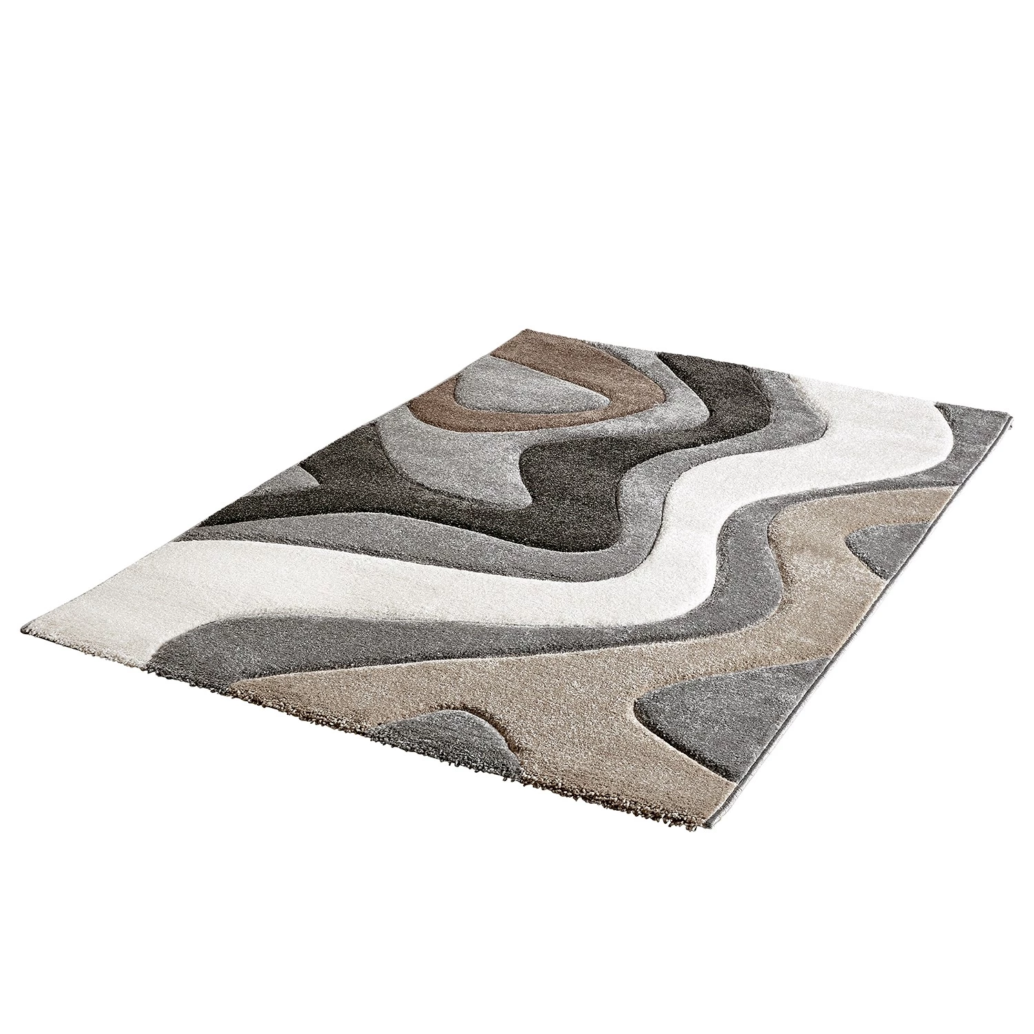 Obsession Tapis My Acapulco I - Fibres synthétiques - Gris / Beige - 200 x 290 cm 4 Obsession Tapis My Acapulco I - Fibres synthétiques - Gris / Beige - 200 x 290 cm – Image 2