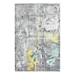 Obsession Tapis My Taste - Viscose - Gris / Jaune