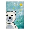 Obsession Tapis enfant My Bear - Fibres synthétiques - Turquoise / Crème - 90 x 130 cm