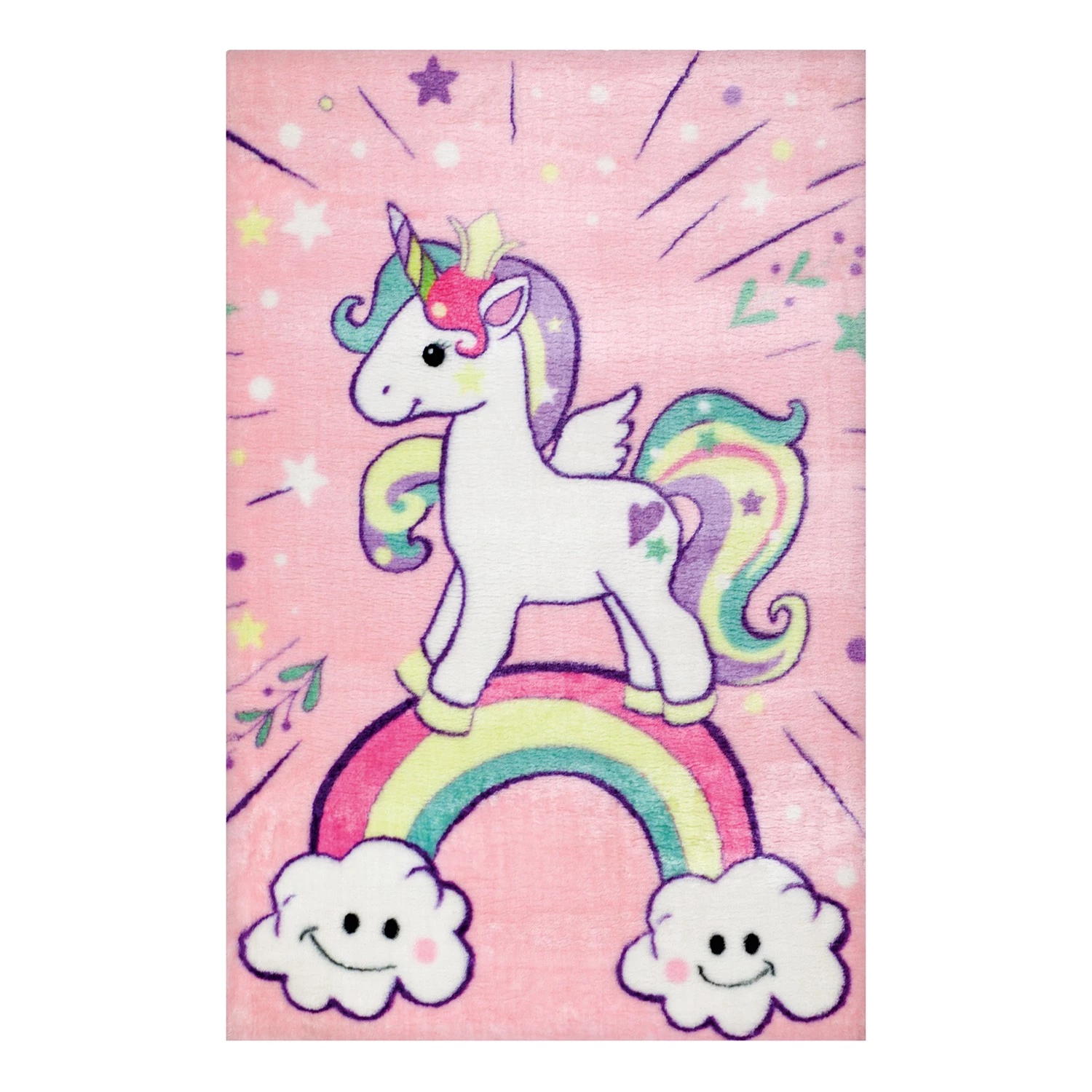 Obsession Tapis enfant My Unicorn - Fibres synthétiques - Multicolore - 90 x 130 cm 3 Obsession Tapis enfant My Unicorn - Fibres synthétiques - Multicolore - 90 x 130 cm