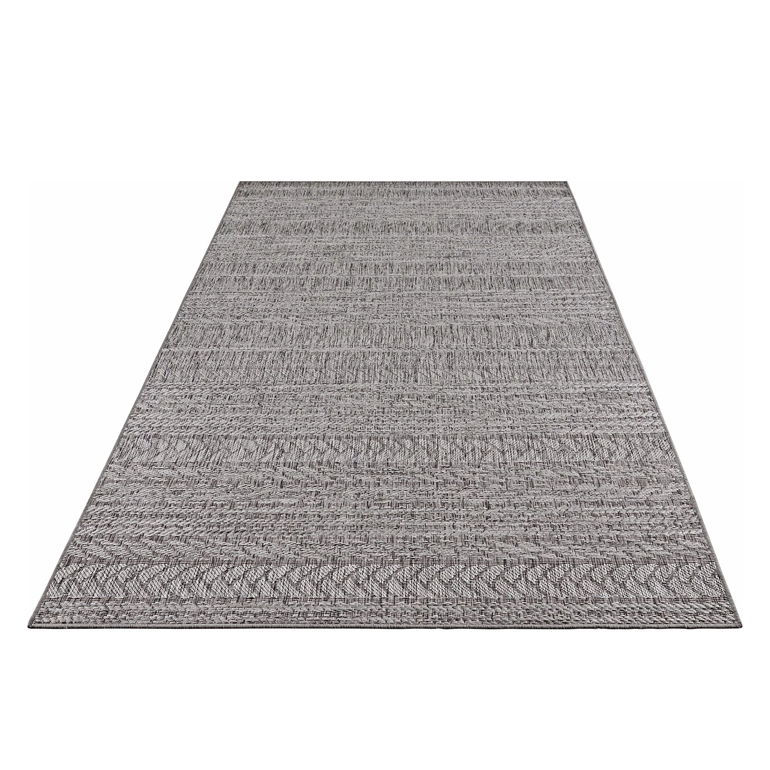 Northrugs Tapis intérieur / extérieur Granado - Fibres synthétiques - Gris clair - 160 x 230 cm 5 Northrugs Tapis intérieur / extérieur Granado - Fibres synthétiques - Gris clair - 160 x 230 cm – Image 3