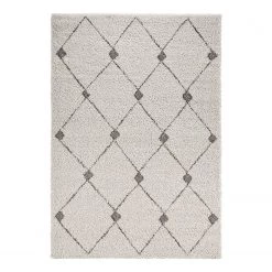 Mint Rugs Tapis épais Create - Fibres synthétiques - Crème / Gris - 120 x 170 cm