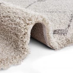 Mint Rugs Tapis épais Create - Fibres synthétiques - Crème / Gris - 120 x 170 cm -Tapis Soldes Boutique 1000193509 191108 06125800128 DETAILS P000000001000193509