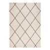 Mint Rugs Tapis épais Feel - Fibres synthétiques - Crème / Marron - 160 x 230 cm