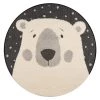 Zala Living Tapis enfant Icebear Emmet - Fibres synthétiques - Noir / Crème -Tapis Soldes Boutique 1000193734 191112 14110600316 IMAGE P000000001000193734