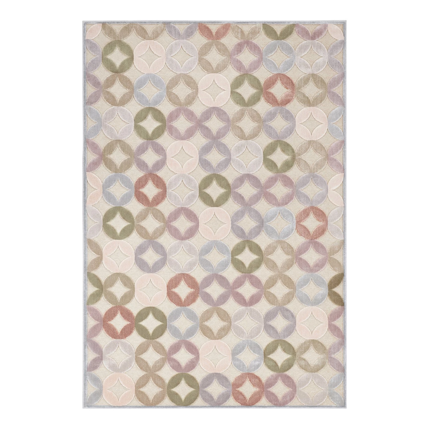ELLE DECORATION Tapis Chiers - Viscose - Sable / Violet - 200 x 300 cm 3 ELLE DECORATION Tapis Chiers - Viscose - Sable / Violet - 200 x 300 cm