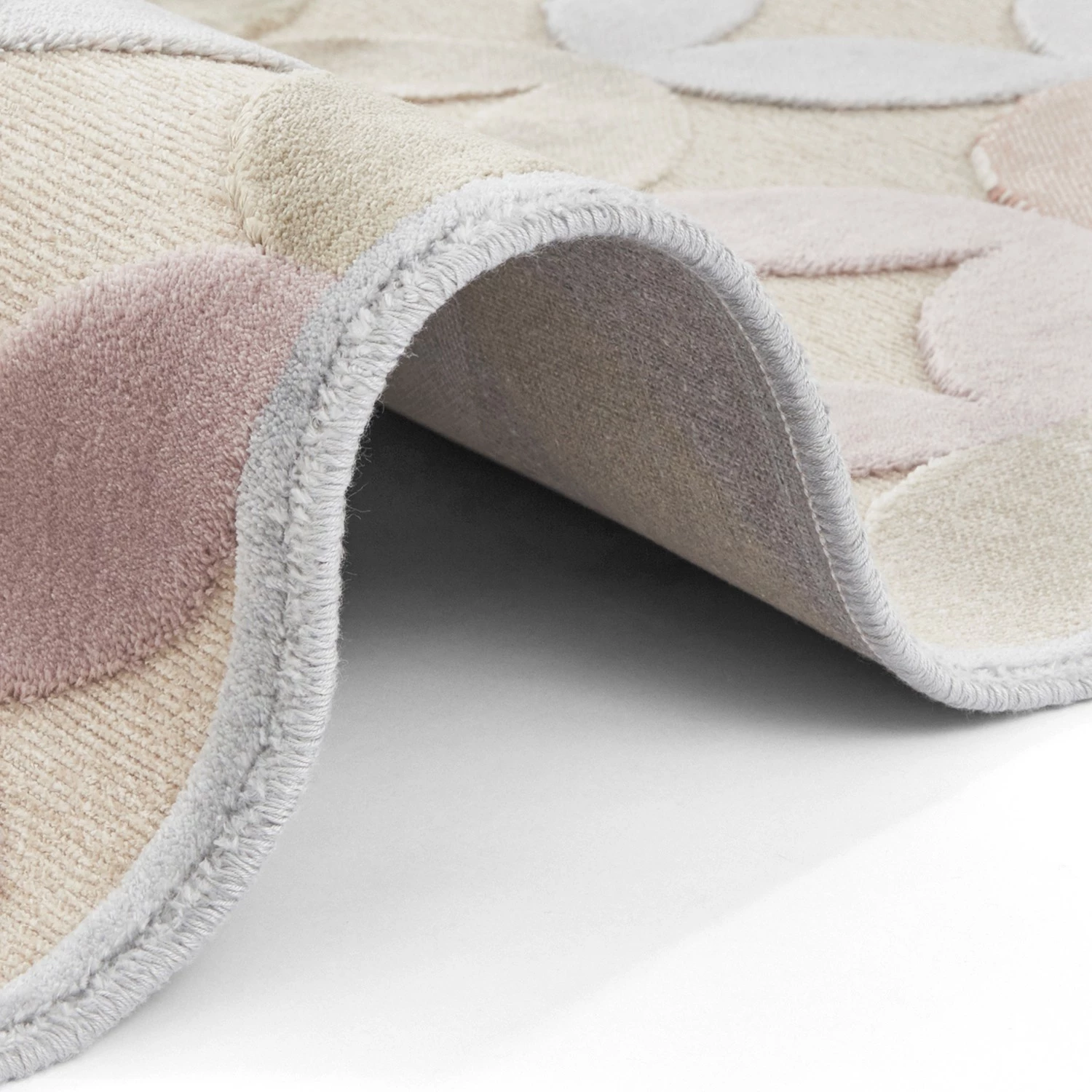 ELLE DECORATION Tapis Chiers - Viscose - Sable / Violet - 200 x 300 cm 6 ELLE DECORATION Tapis Chiers - Viscose - Sable / Violet - 200 x 300 cm – Image 4