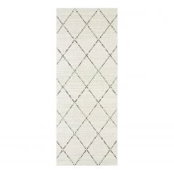 Northrugs Tapis extérieur Balos - Fibres synthétiques - Crème / Vert - 80 x 150 cm