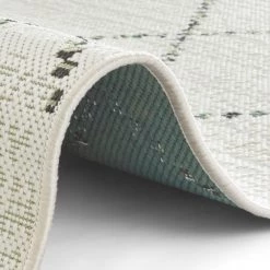 Northrugs Tapis extérieur Balos - Fibres synthétiques - Crème / Vert - 80 x 150 cm -Tapis Soldes Boutique 1000194724 201109 16551300086 DETAILS P000000001000194724