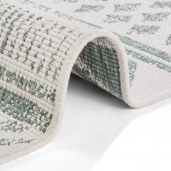 Northrugs Tapis de couloir Biri - Réversible -Fibres synthétiques - Vert turquoise - 80 x 350 cm -Tapis Soldes Boutique 1000194780 191220 07095200300 DETAILS P000000001000194780