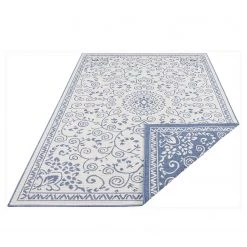 Northrugs Tapis extérieur Leyte - Réversible -Fibres synthétiques - Bleu jean - 120 x 170 cm -Tapis Soldes Boutique 1000194809 191220 07100300415 DETAILS P000000001000194809