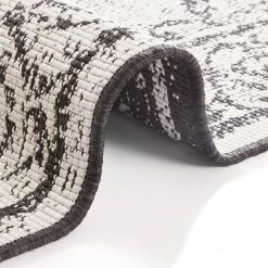 Northrugs Tapis extérieur Cebu - Réversible -Fibres synthétiques - Noir - 120 x 170 cm -Tapis Soldes Boutique 1000194815 191220 07100500440 DETAILS P000000001000194815