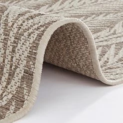 Northrugs Tapis de couloir Pella - Fibres synthétiques - Crème / Marron clair -Tapis Soldes Boutique 1000194919 191220 07103800775 DETAILS P000000001000194919
