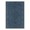 Northrugs Tapis extérieur Tyros - Fibres synthétiques - Bleu jean - 200 x 290 cm